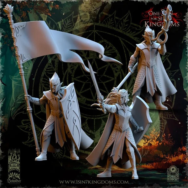 The Beholder Miniatures - Sylvains - Commandement de la Milice