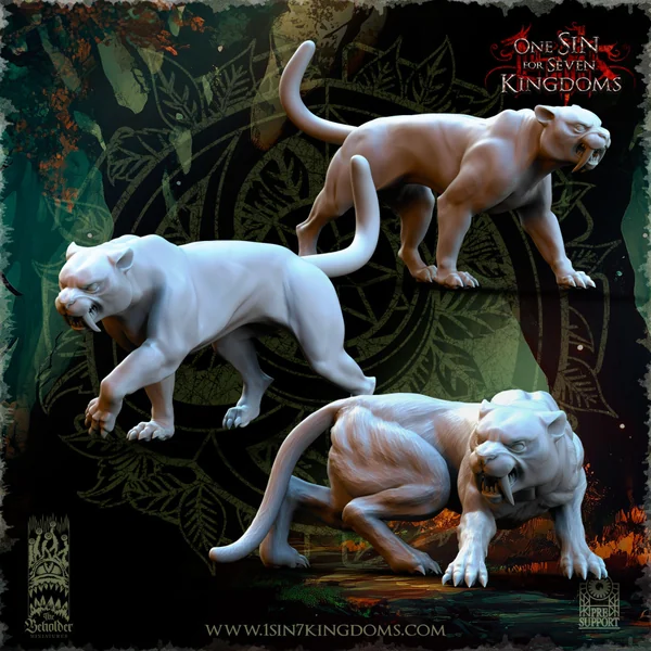 The Beholder Miniatures - Sylvains - Pumas