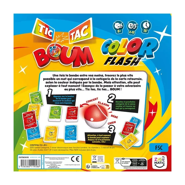 Tic Tac Boum Color Flash