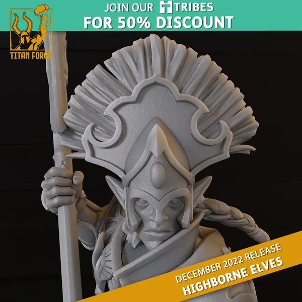 Titan Forge – Highbornes Elves – Royal Guards