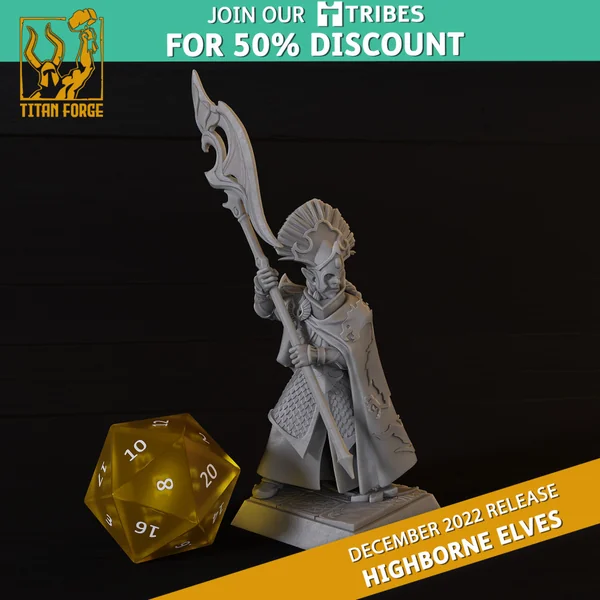 Titan Forge – Highbornes Elves – Royal Guards