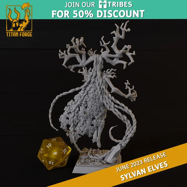 Titan Forge – Sylvans Elves – 1x Dryad Ancient