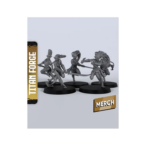 Titan Forge – Sylvans Elves – 5x Blade Dancers