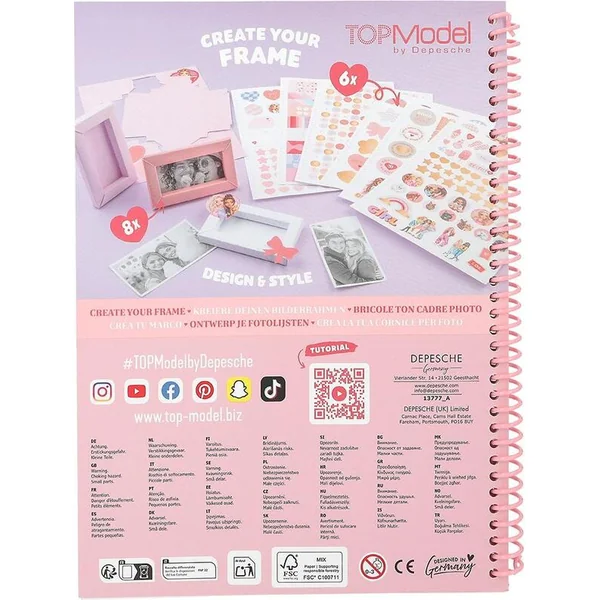 Top Model Livre créatif pour fabriquer un cadre photo