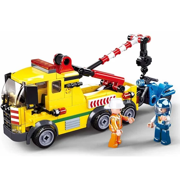 Town Construction : Grande remorqueuse 205 pcs - Sluban