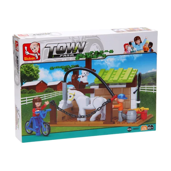 Town-Farm-Aire de lavage de chevaux 110 pcs - Sluban