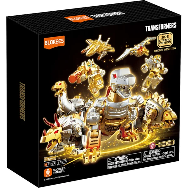TRANSFORMERS BLOKEES ensemble de construction 2026 X Yearly Edition Version Dinobot Desertion