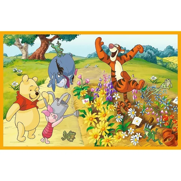 Trefl Puzzle 2x24 Winnie l'ourson / Une journée dans le jardin