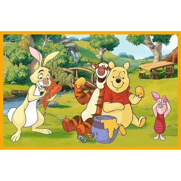 Trefl Puzzle 2x24 Winnie l'ourson / Une journée dans le jardin