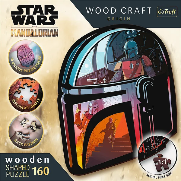 Trefl Puzzle en bois 160 pièces - The Mandalorian