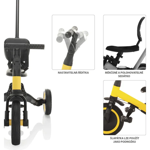 Tricycle 3 en 1, Quartz Rose