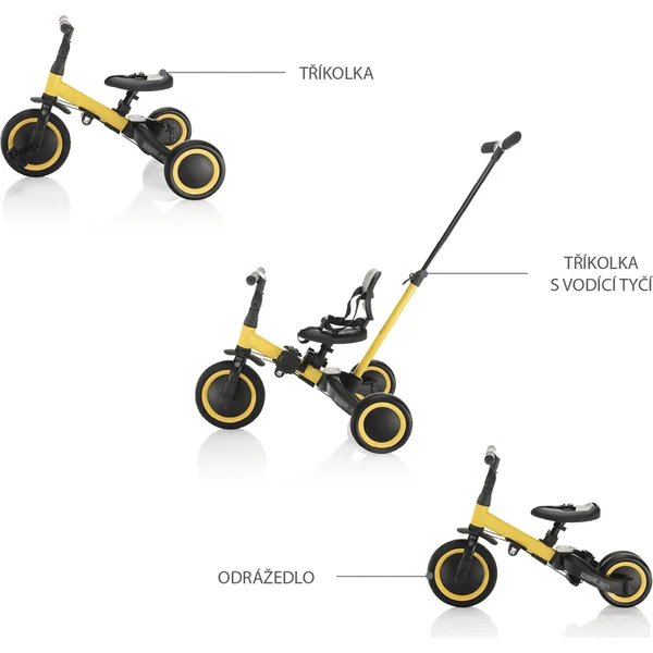 Tricycle 3 en 1, Quartz Rose