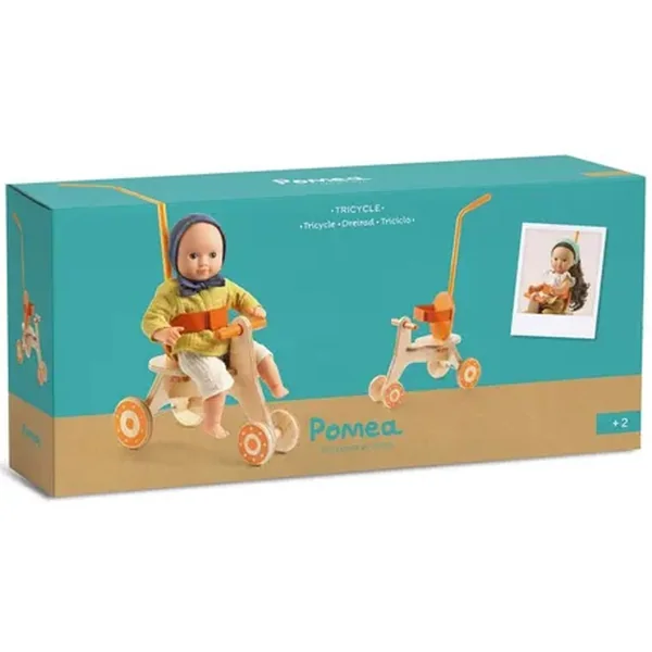 Tricycle pour poupée Pomea - Djeco