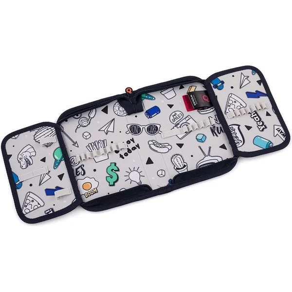 Trousse scolaire à double compartiment Topgal PENN 25015