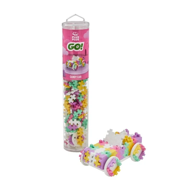 Tube Voiture bonbon 200 Pcs - Plus Plus