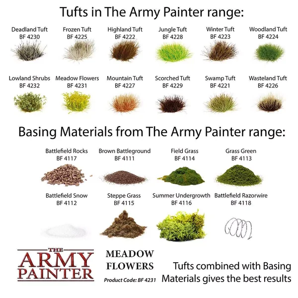 Tuft - Herbes synthétiques - The Army Painter - 12 modèles disponibles