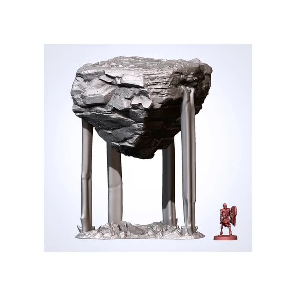 Txarli - Décors Fantasy - Rochers en lévitation