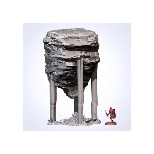 Txarli - Décors Fantasy - Rochers en lévitation