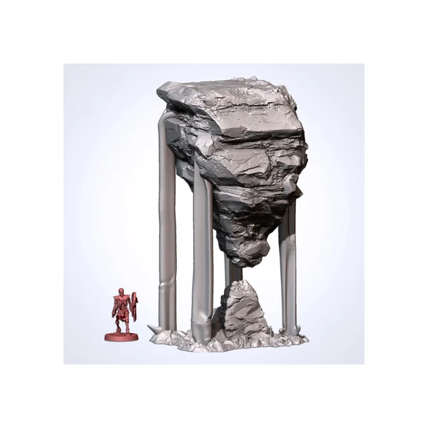 Txarli - Décors Fantasy - Rochers en lévitation