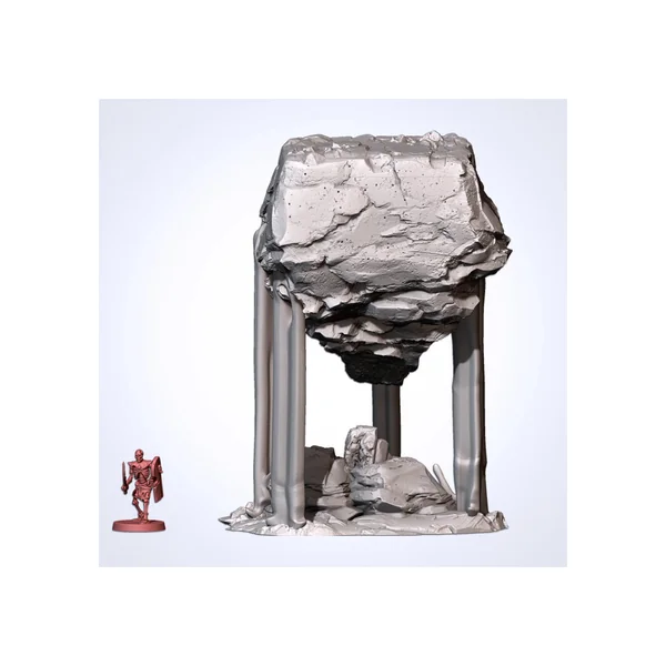 Txarli - Décors Fantasy - Rochers en lévitation