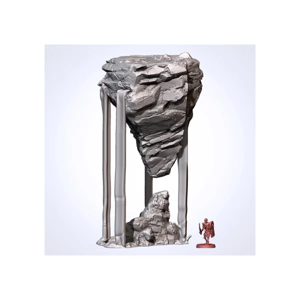 Txarli - Décors Fantasy - Rochers en lévitation