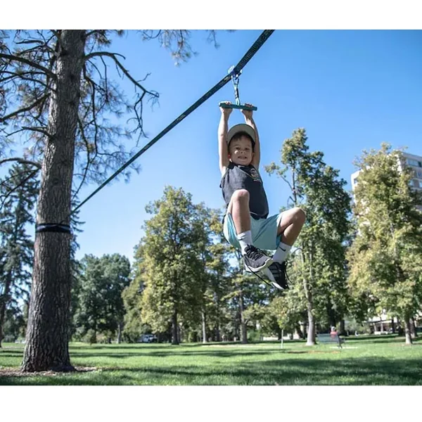 Tyrolienne avec frein - TRELINES