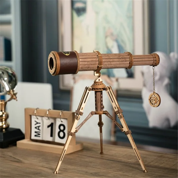 Télescope Monoculaire - Puzzle en Bois 3D Rokr