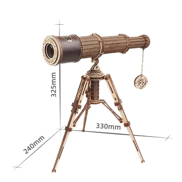 Télescope Monoculaire - Puzzle en Bois 3D Rokr