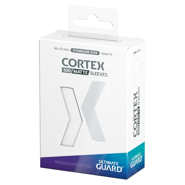 Ultimate Guard – 100 pochettes Cortex Sleeves taille standard Blanc Mat