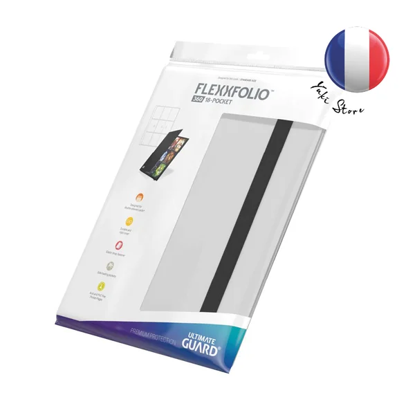 Ultimate Guard Flexxfolio 360 – 18-Pocket Blanc