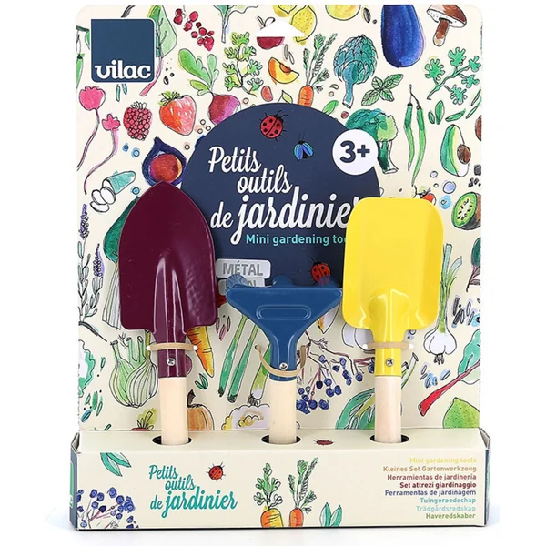 Vilac Ensemble d'outils de jardin 3 pièces