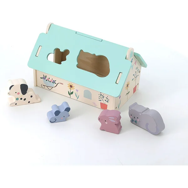 Vilac Puzzle en bois Maison pour animaux Sarah Betz