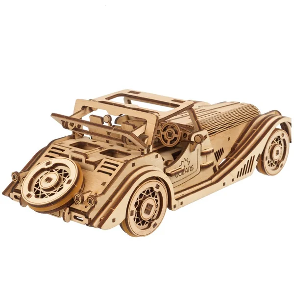 Voiture de sport Souris Rapide Ugears - Puzzle 3D mécanique en bois