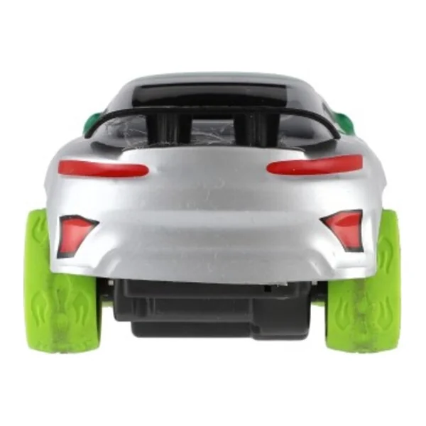 Voiture RC de course 2,4 GHz en plastique 12 cm à piles avec lumière verte