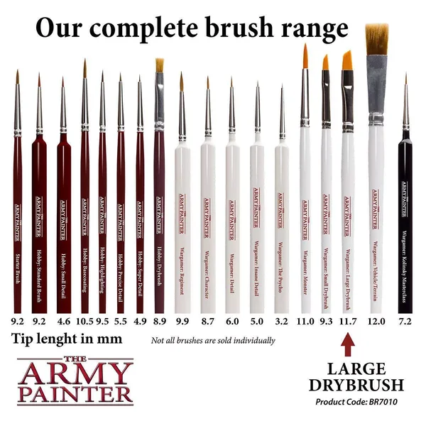 Wargamer Brush : Large Drybrush - Pinceaux