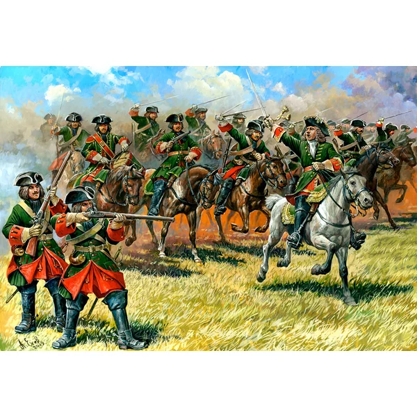 Wargames (AoB) figurines 8072 - Dragons de Pierre le Grand (1:72)