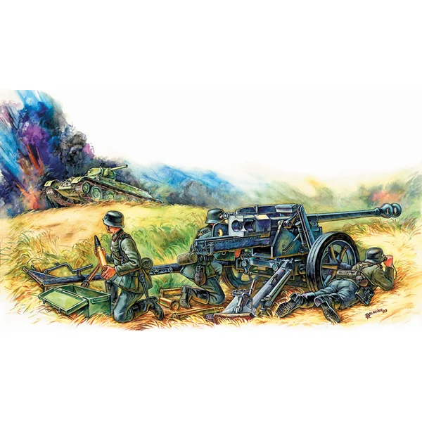 Wargames (WWII) militaire 6257 - Pak-40 (1:72)