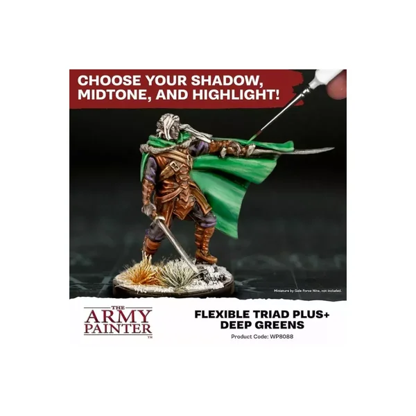 Warpaints Fanatic : Deep Green Flexible Triad PLUS+