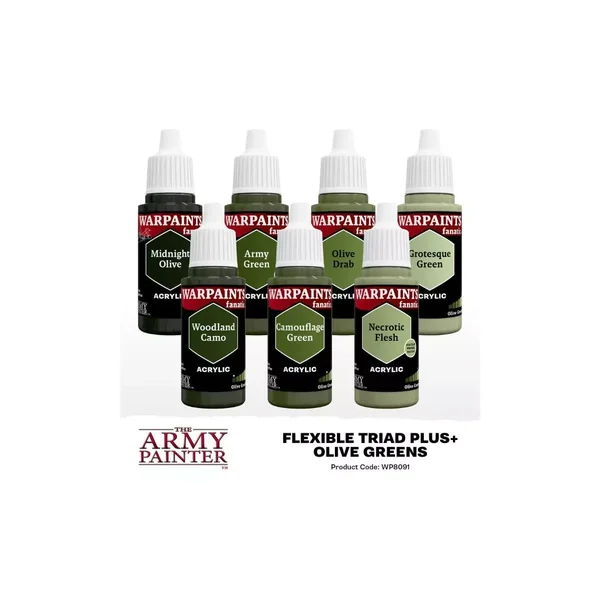 Warpaints Fanatic : Olive Greens Flexible Triad PLUS+
