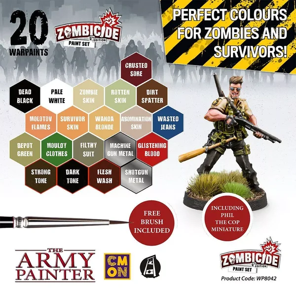 Warpaints : Zombicide Paint Set 2nd edition - Peinture