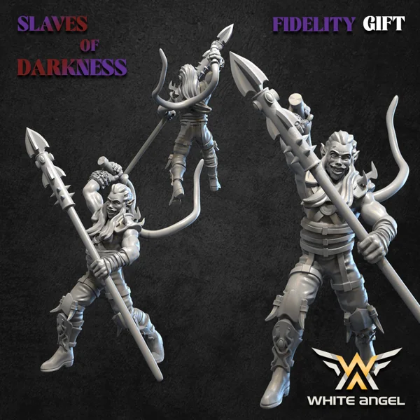 White Angel Miniatures - Slave to Darkness - Dark Beast Tamer
