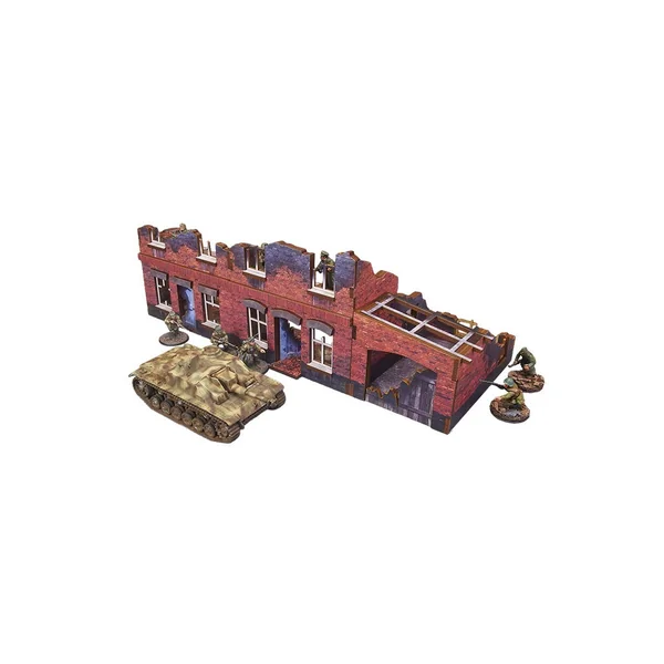 WW2 Ostfront Stalingrad - Small House with Garage