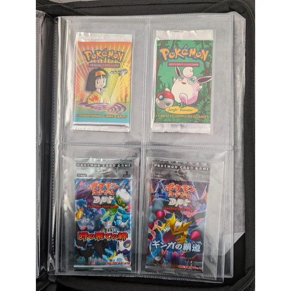 ZIP BINDER CARTES GRADÉES ET BOOSTER – NOIR