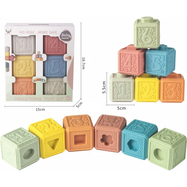 ZIRO Cubes formes et chiffres