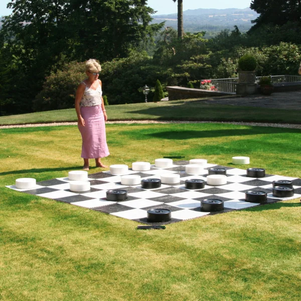 Échiquier géant 304 cm - Dalles - Ubergames