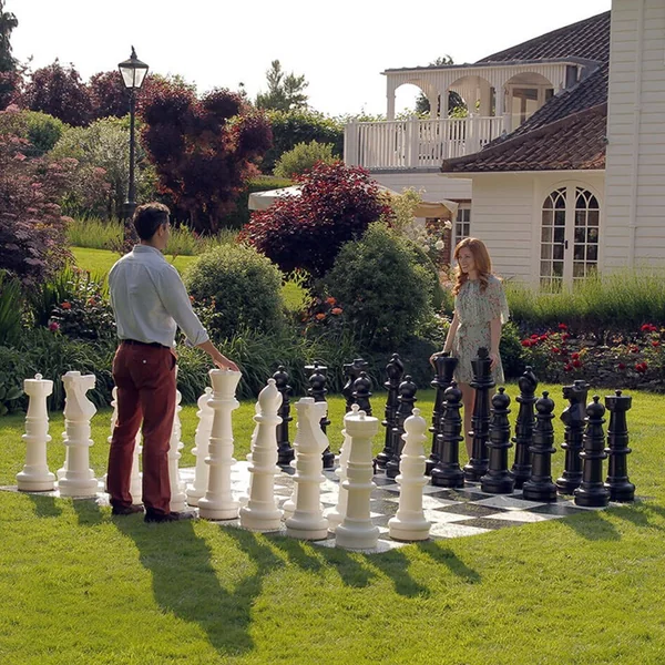 Échiquier géant 304 cm - Dalles - Ubergames